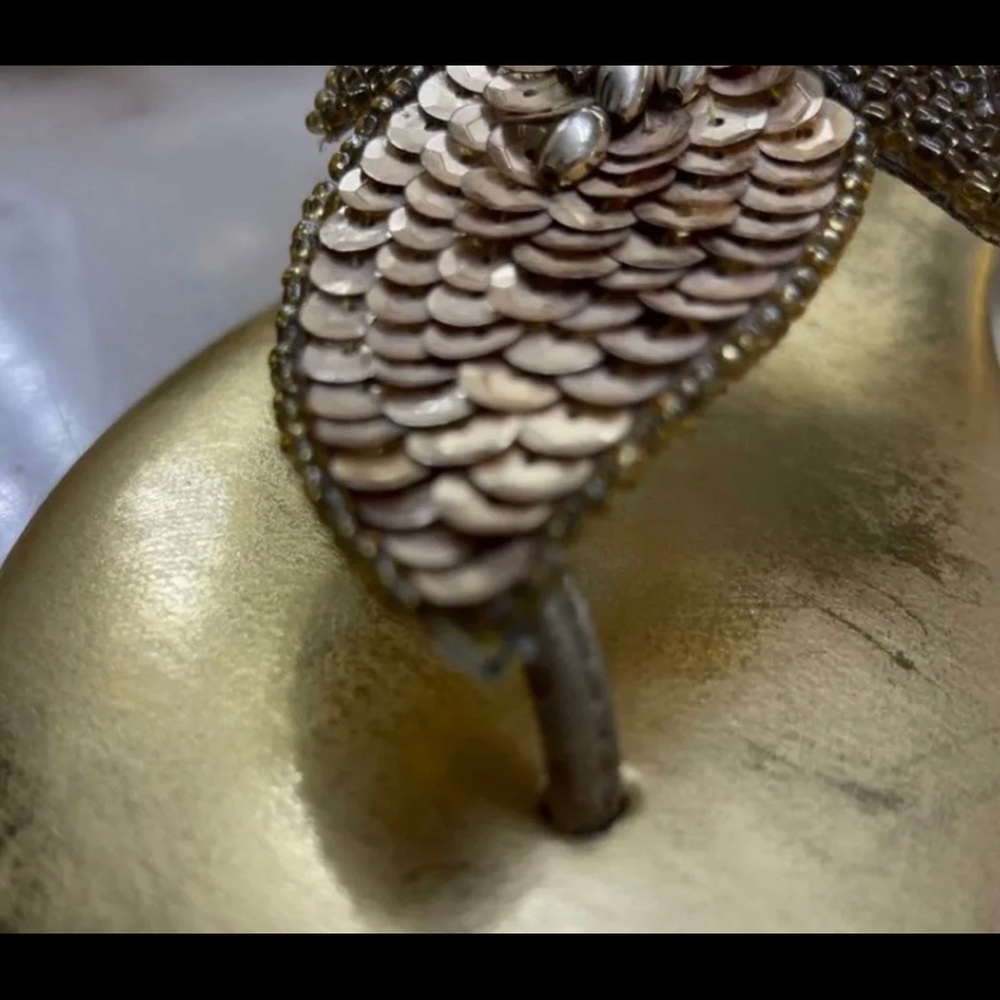 EUC Palm Bay Gold Sequin Sandals (Size 7.5) - Picture 4 of 7
